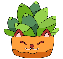 Planta Maceta Gatito